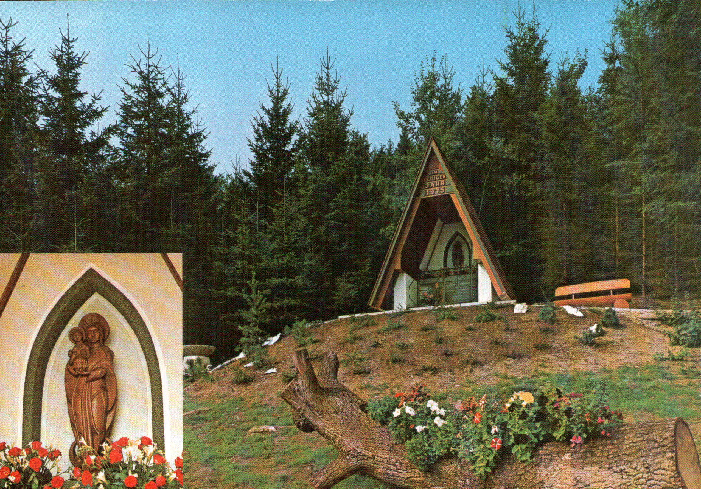 Bild 1 - Bildstock zur Einweihung im Jahr 1975