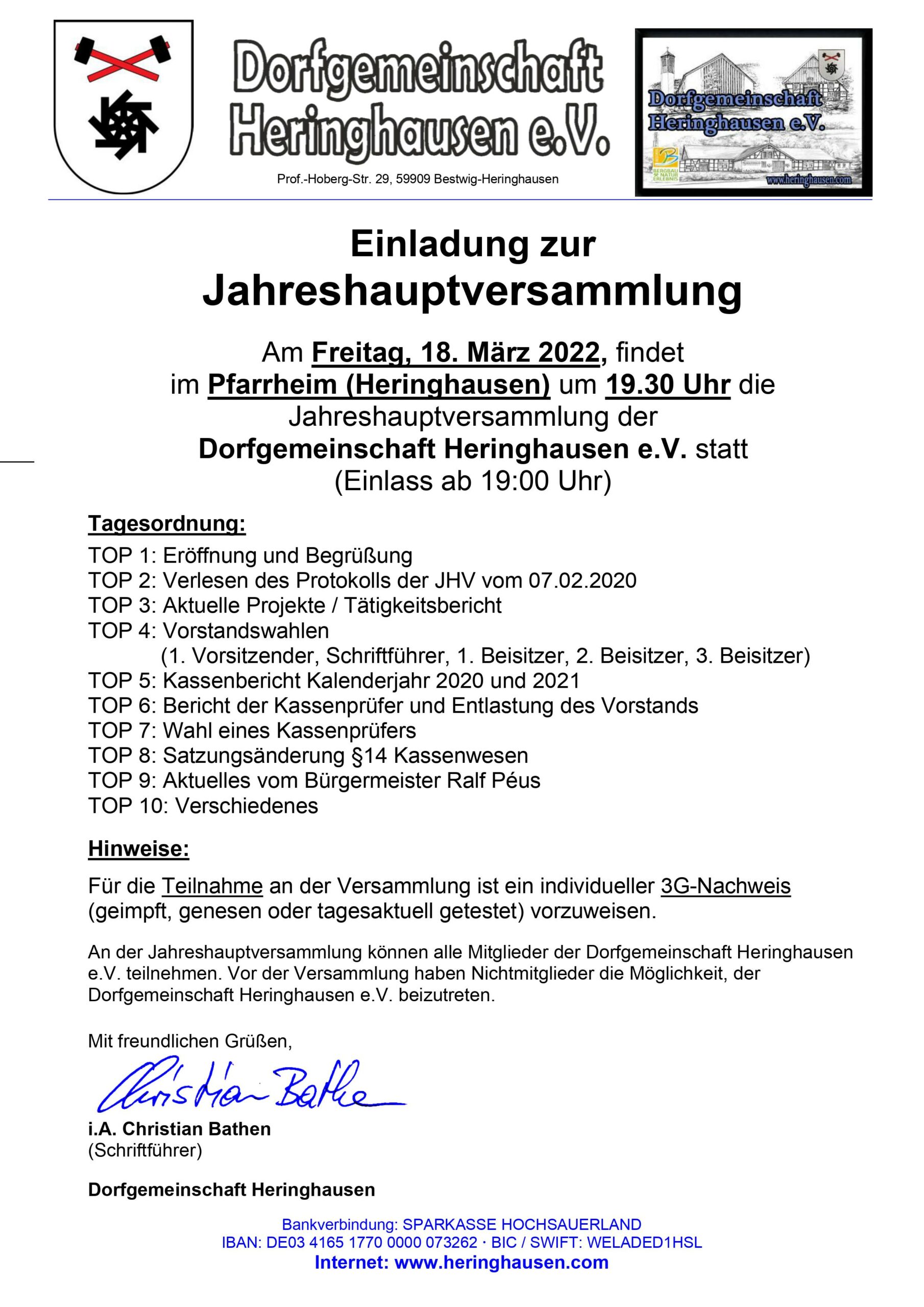 20220318 Einladung Versammlung Dorfgemeinschaft Heringhausen e.V.
